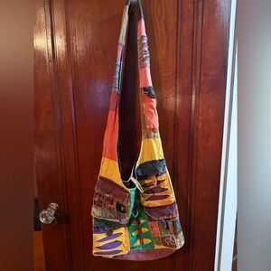 Colorful Patchwork Shoulder Bag